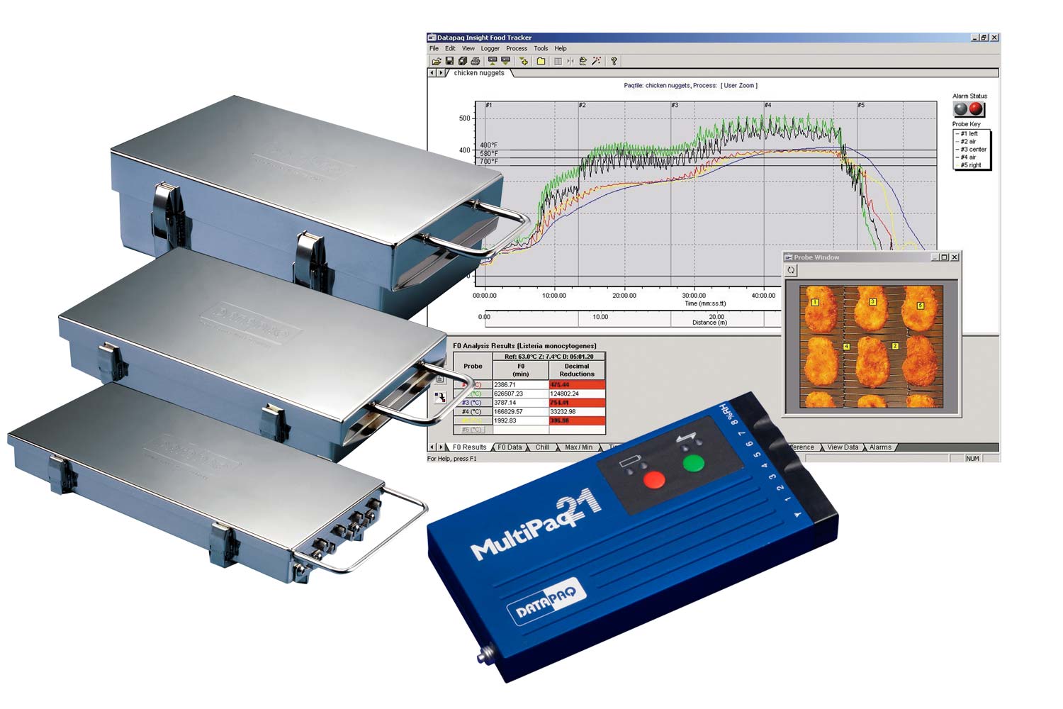 Plastic Datapaq Oven Tracker Xl2 Temperature Profiling System Id 20930900191