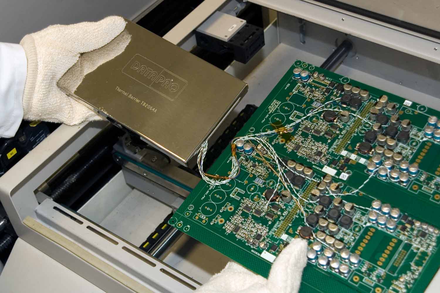 Thermal profiling in reflow soldering