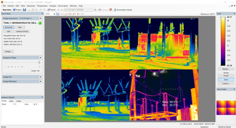 TV40 Thermal Imager in utilities monitoring